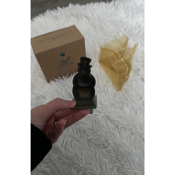 Country holiday snowman stocking holder - Picture 5 of 6